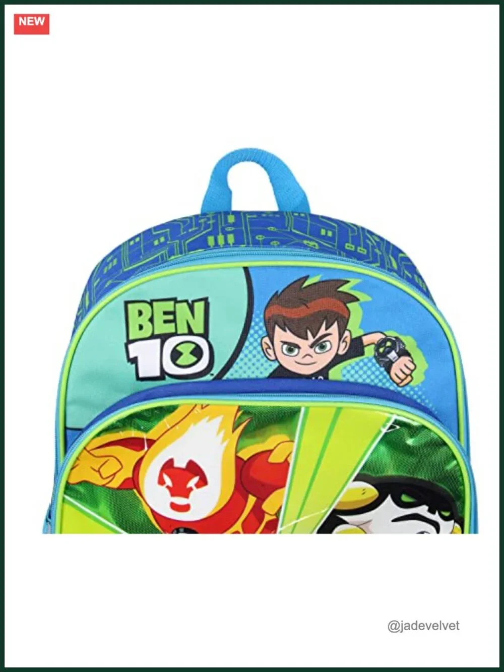 Ben 10 Kids Backpack 16 inch School Travel Bag Omnitrix Alien Force Backpack